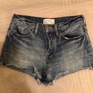 Free people jean shorts
